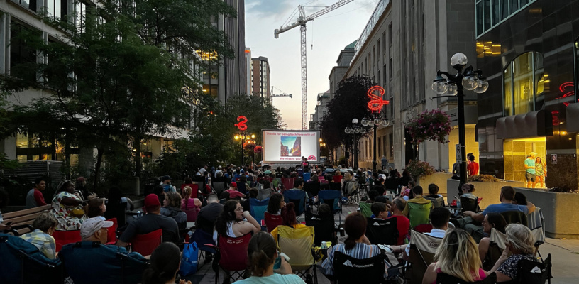 Pop up cinema