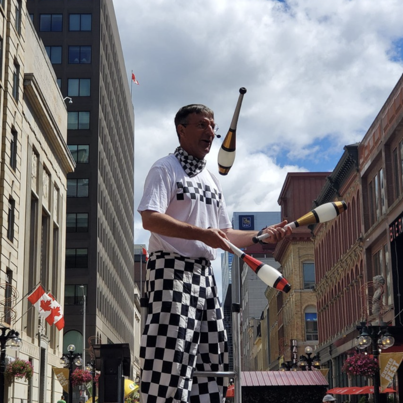 Busker Juggler
